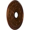 Ekena Millwork Baltimore PVC Medallion (Canopies up to 7 3/4"), 19"OD x 3 1/2"ID x 1"P, Metallic Dark Copper CMP19BACDC - alternate 5